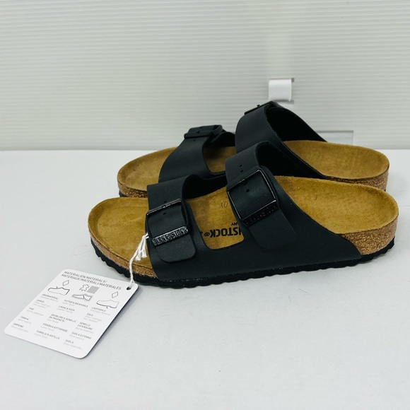 BIRKENSTOCK**Black Leather Arizona Sandals**US 13;1**$75 - Picture 4 of 6